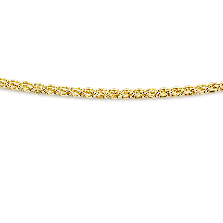 9ct Gold 22 inch Spiga Chain